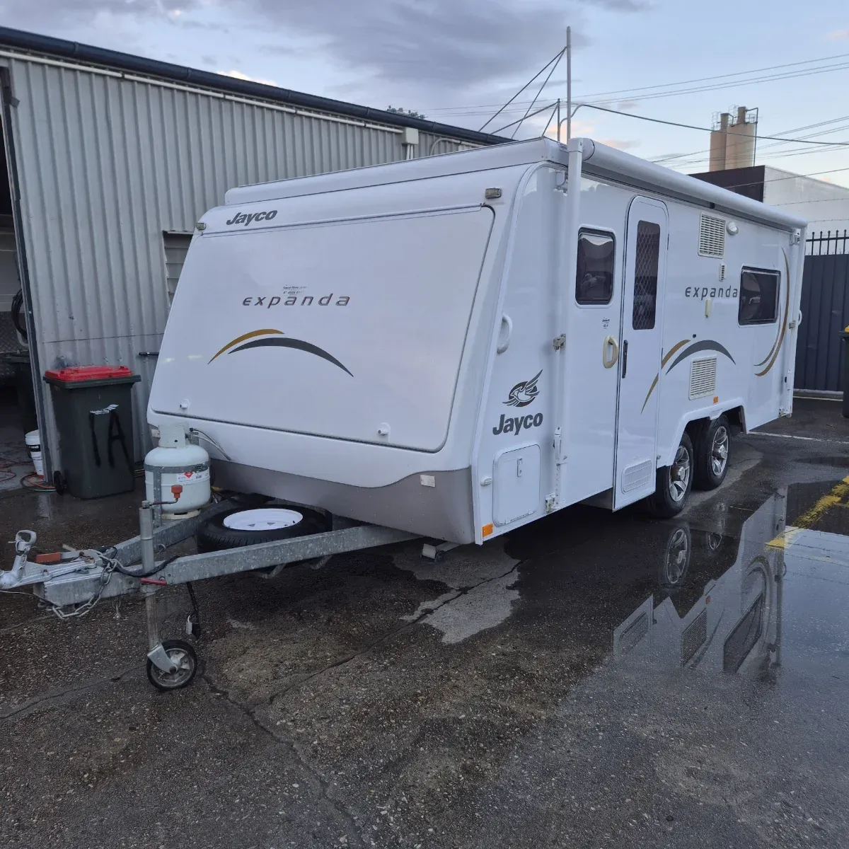 Caravan being refurbished by Revive Caravan Repairs in Brisbane